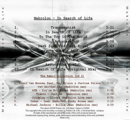 Product picture Makrolon - In Search Of Life 2007 (cd 1)